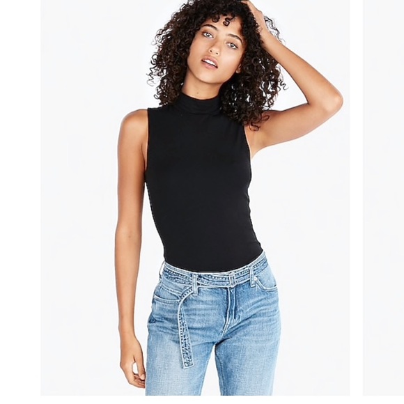 BCBGMaxAzria Tops - Tex by MaxAzria | Black Sleeveless Ribbed Blouse